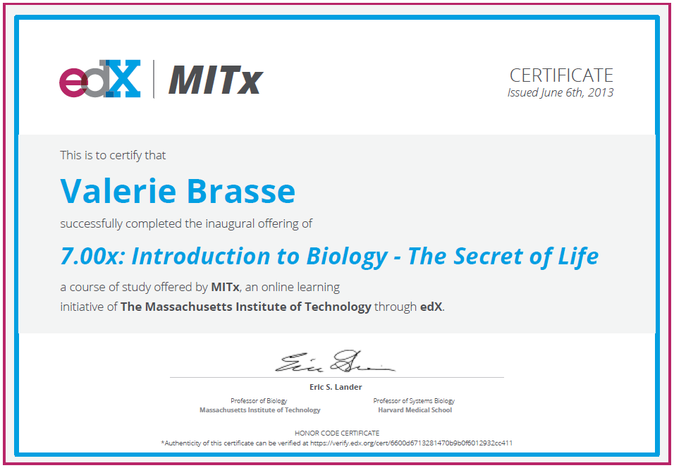 CertificateEdX